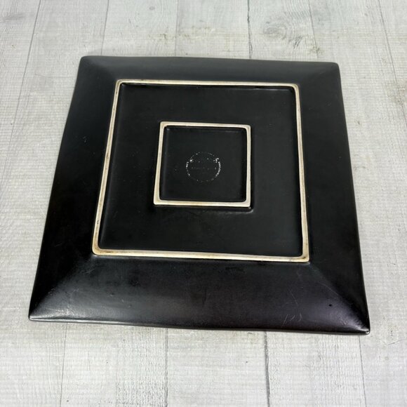 Home Target ELEMENTAL OCEAN Reactive Blue Square Stoneware Dinner Plates Set 2 - Picture 5 of 14
